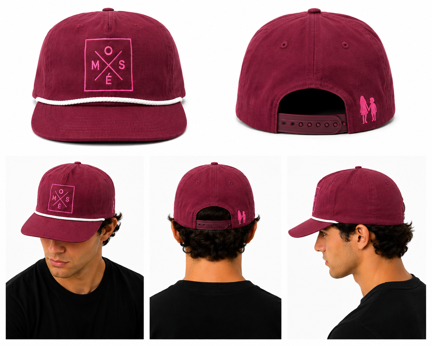 Deconstructed MO x SÉ Burgundy & Pink